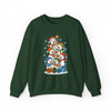 Festive Snowman Stack Cute Winter Wonderland Holiday Sweatshirt S-5XL