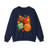 Merry Christmas Ornaments Retro Ho Ho Holiday Crewneck Festive Sweatshirt S-5XL