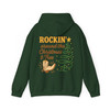 Rockin Around the Christmas Tree Western Holiday Cowboy Boot Crewneck Hoodie S-5XL