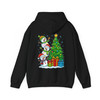Three Snowmen Christmas Tree Cute Holiday Gifts Crewneck Hoodie S-5XL