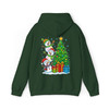 Three Snowmen Christmas Tree Cute Holiday Gifts Crewneck Hoodie S-5XL