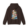 Festive Snowman Stack Cute Winter Wonderland Holiday Hoodie S-5XL
