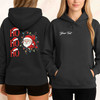 Ho Ho Ho Santa Christmas Lights Funny Festive Holiday Crewneck Hoodie S-5XL