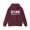 Happy New Year 2026 Disco Ball Retro Festive Sand NYE Hoodie S-5XL