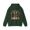 Cheers to 2026 New Year Champagne Toast Festive NYE Hoodie S-5XL