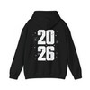 Fireworks 2026 New Year Bold Celebration Minimalist NYE Hoodie S-5XL
