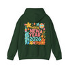 Happy New Year 2026 Retro Festive Holiday Outfit Hoodie S-5XL