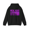 New Year 2026 Champagne NYE Party Crewneck Purple Graphic Hoodie S-5XL