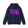 New Year 2026 Champagne NYE Party Crewneck Purple Graphic Hoodie S-5XL