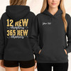 12 New Chapters 365 New Chances Motivational NYE Hoodie S-5XL