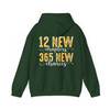 12 New Chapters 365 New Chances Motivational NYE Hoodie S-5XL