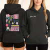 Boho Floral Teacher Lets Learn Hoodie Adult Hoodie S-5XL