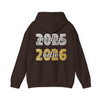 Goodbye 2025 Hello 2026 Glitter NYE Holiday Party Crewneck Hoodie S-5XL