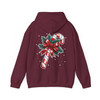 Candy Cane Christmas Holly Bow Holiday Cozy Winter Gift Hoodie S-5XL