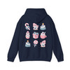 Cute Penguin Christmas Kawaii Holiday Icons Cozy Winter Gift Hoodie S-5XL