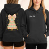 Iridescent Coquette Christmas Tree Girly Colorful Glitter Xmas Hoodie S-5XL
