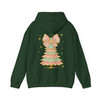 Iridescent Coquette Christmas Tree Girly Colorful Glitter Xmas Hoodie S-5XL