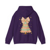 Iridescent Coquette Christmas Tree Girly Colorful Glitter Xmas Hoodie S-5XL
