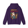 Merry Santa Preppy Vintage Holiday Christmas Clipart Hoodie S-5XL