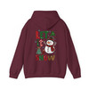 Let It Snow Winter Christmas Cute Snowman Leopard Tree Hoodie S-5XL