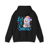 Let It Snow Snowman Christmas Holiday Kids Xmas Hoodie S-5XL