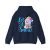 Let It Snow Snowman Christmas Holiday Kids Xmas Hoodie S-5XL