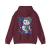 Let It Snow Cute Snowman Holiday Winter Hoodie S-5XL