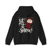 Snowman Let It Snow Christmas Cricut Holiday Hoodie S-5XL