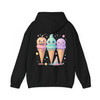 Halloween Popsicle Spooky Ice Cream Treats Fun Holiday Hoodie S-5XL