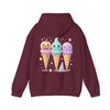Halloween Popsicle Spooky Ice Cream Treats Fun Holiday Hoodie S-5XL
