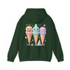 Halloween Popsicle Spooky Ice Cream Treats Fun Holiday Hoodie S-5XL