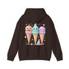 Halloween Popsicle Spooky Ice Cream Treats Fun Holiday Hoodie S-5XL