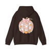 Pink Pumpkin Ghost Kawaii Halloween Floral Hoodie S-5XL