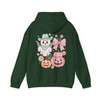 Adorable Halloween Cat Spooky Pumpkin Fall Hoodie S-5XL