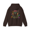 Neon Boo Halloween Cute Ghost Bow Hoodie S-5XL
