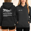 Need Prayer Tap My Shoulder Hoodie Adult Hoodie S-5XL