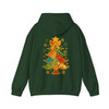Patchwork Christmas Tree Trendy Holiday Hoodie S-5XL