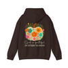 God is Faithful Floral Pumpkin Christian Fall Hoodie S-5XL