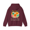 God is Faithful Floral Pumpkin Christian Fall Hoodie S-5XL