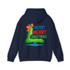 Hand Drawn Coquette Christmas Tree Festive Hoodie S-5XL
