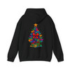 Colorful Coquette Glitter Tree Dalmantian Bow Brushstroke Hoodie S-5XL