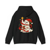 Cute Ghost Holiday Lights Spooky Merry Xmas Hoodie S-5XL