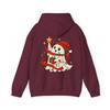 Cute Ghost Holiday Lights Spooky Merry Xmas Hoodie S-5XL