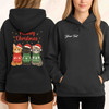 Meowy Christmas Cats Cute Kittens Holiday Sweater Hoodie S-5XL