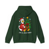 Jolly Christmas Goose Funny Cozy Santa Goose Hoodie S-5XL