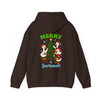 Merry Goosemas Retro Funny Santa Goose Hoodie S-5XL