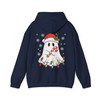 Christmas Ghost Tree Cake Funny Holiday Hoodie S-5XL