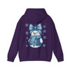 Denim Coquette Cottagecore Snowman Snowflake Retro Hoodie S-5XL