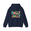 Holly Jolly Christmas Retro Preppy Holiday Hoodie S-5XL