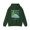 Pink Retro Merry Christmas Truck Coquette Tree Hoodie S-5XL